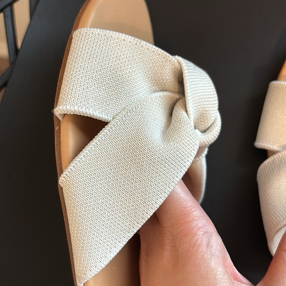 Rothy’s Bow Sandals Women Sz 9.5 in Ivory - Picture 5 of 8